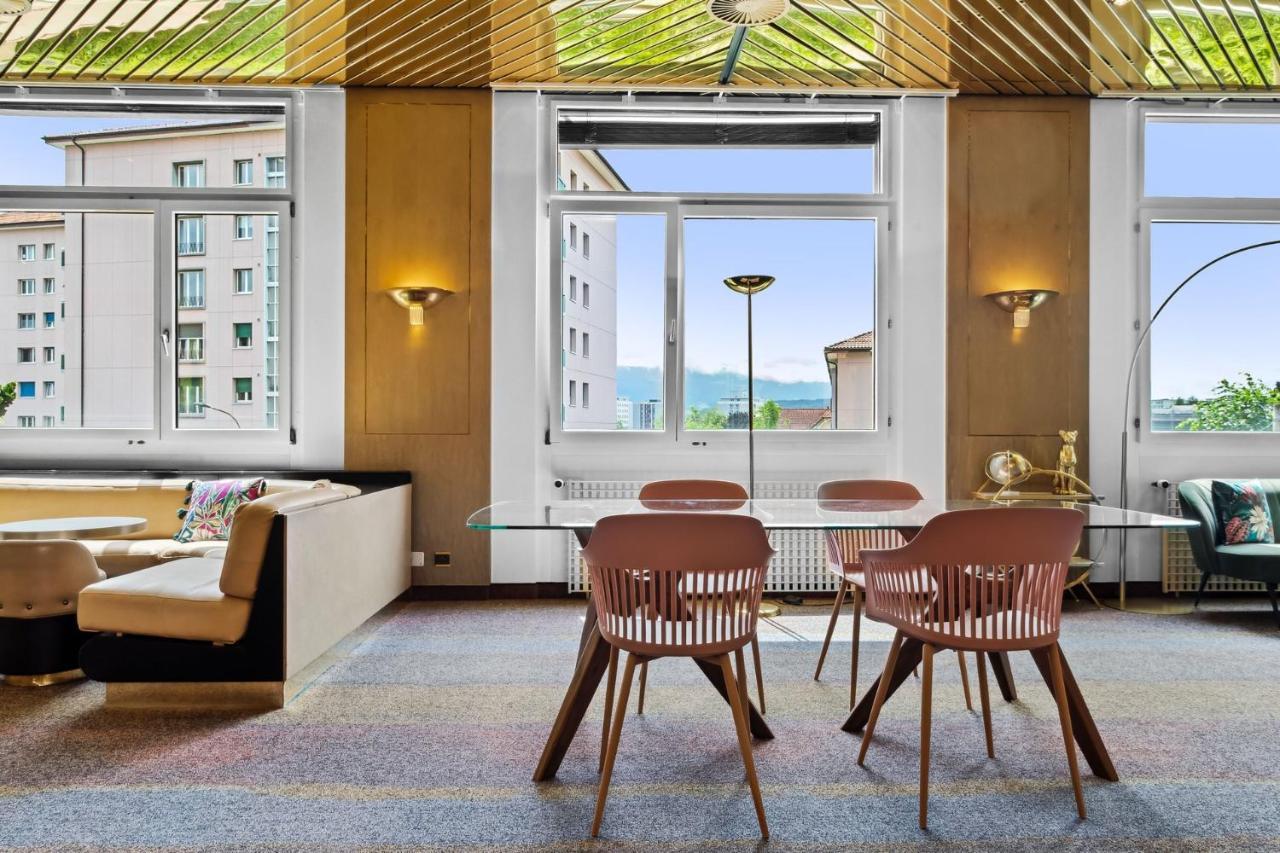 Becozy Au Parc Retro Edition Self-Check-In Rooms & Studios Fribourg Exterior photo