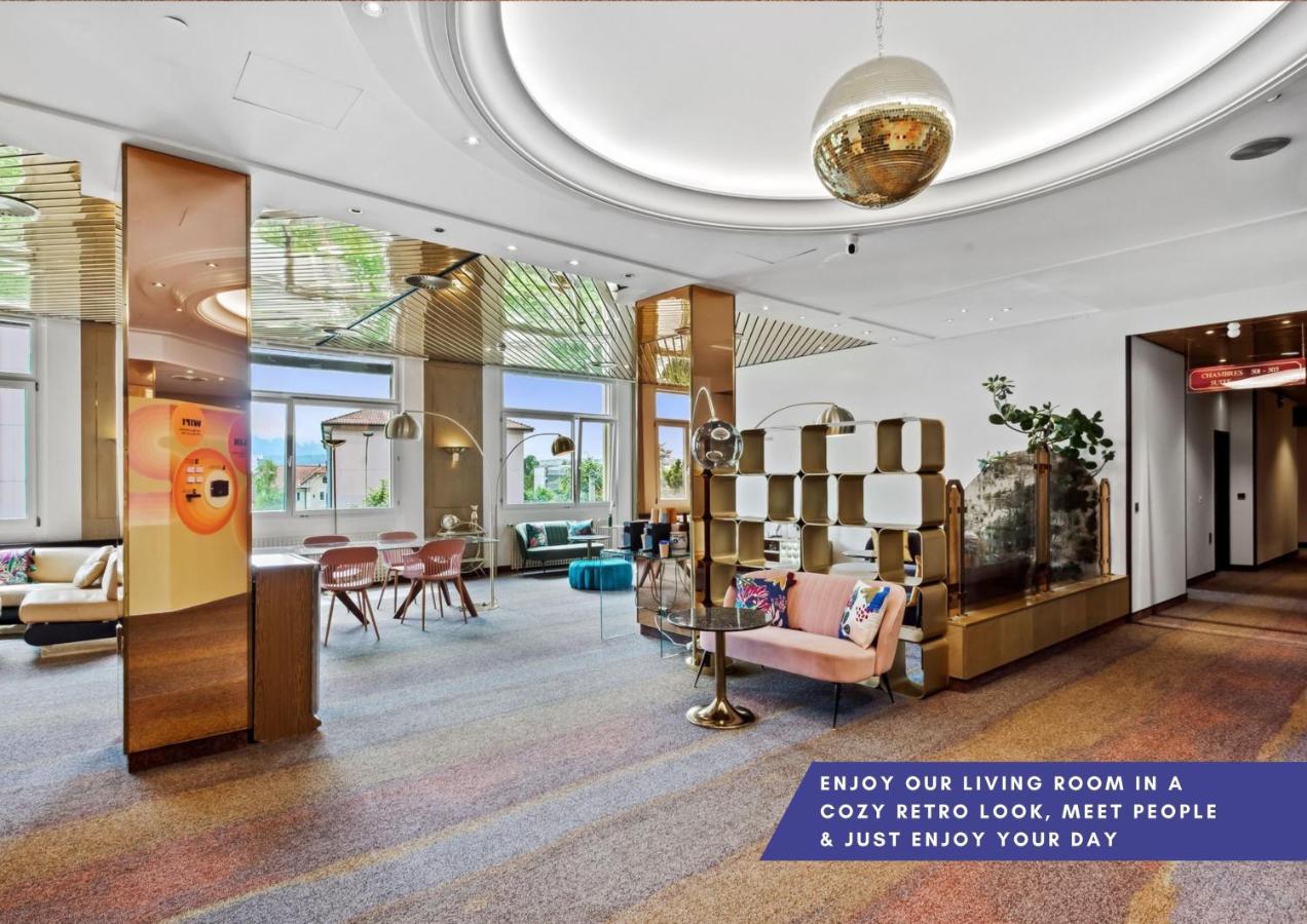 Becozy Au Parc Retro Edition Self-Check-In Rooms & Studios Fribourg Exterior photo
