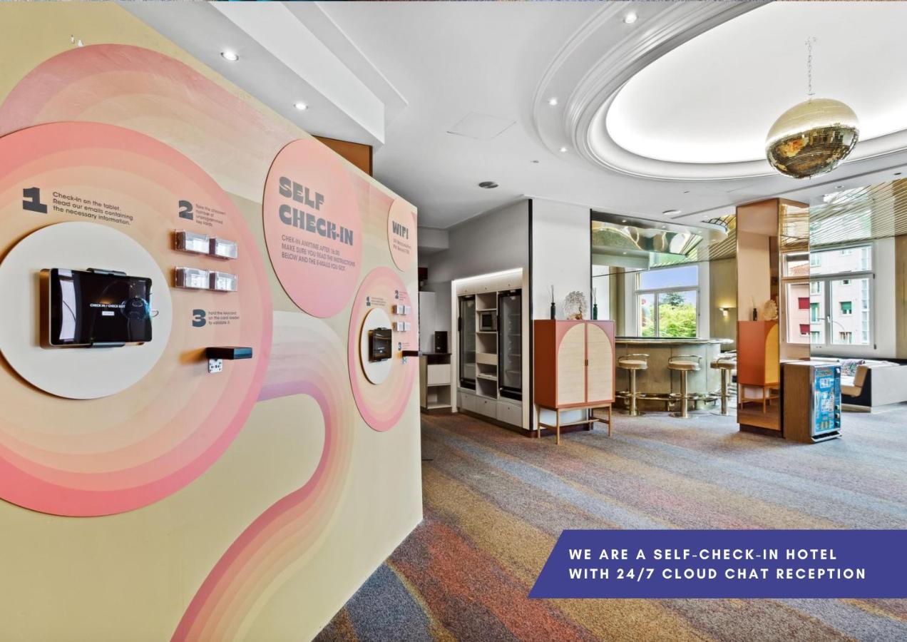 Becozy Au Parc Retro Edition Self-Check-In Rooms & Studios Fribourg Exterior photo
