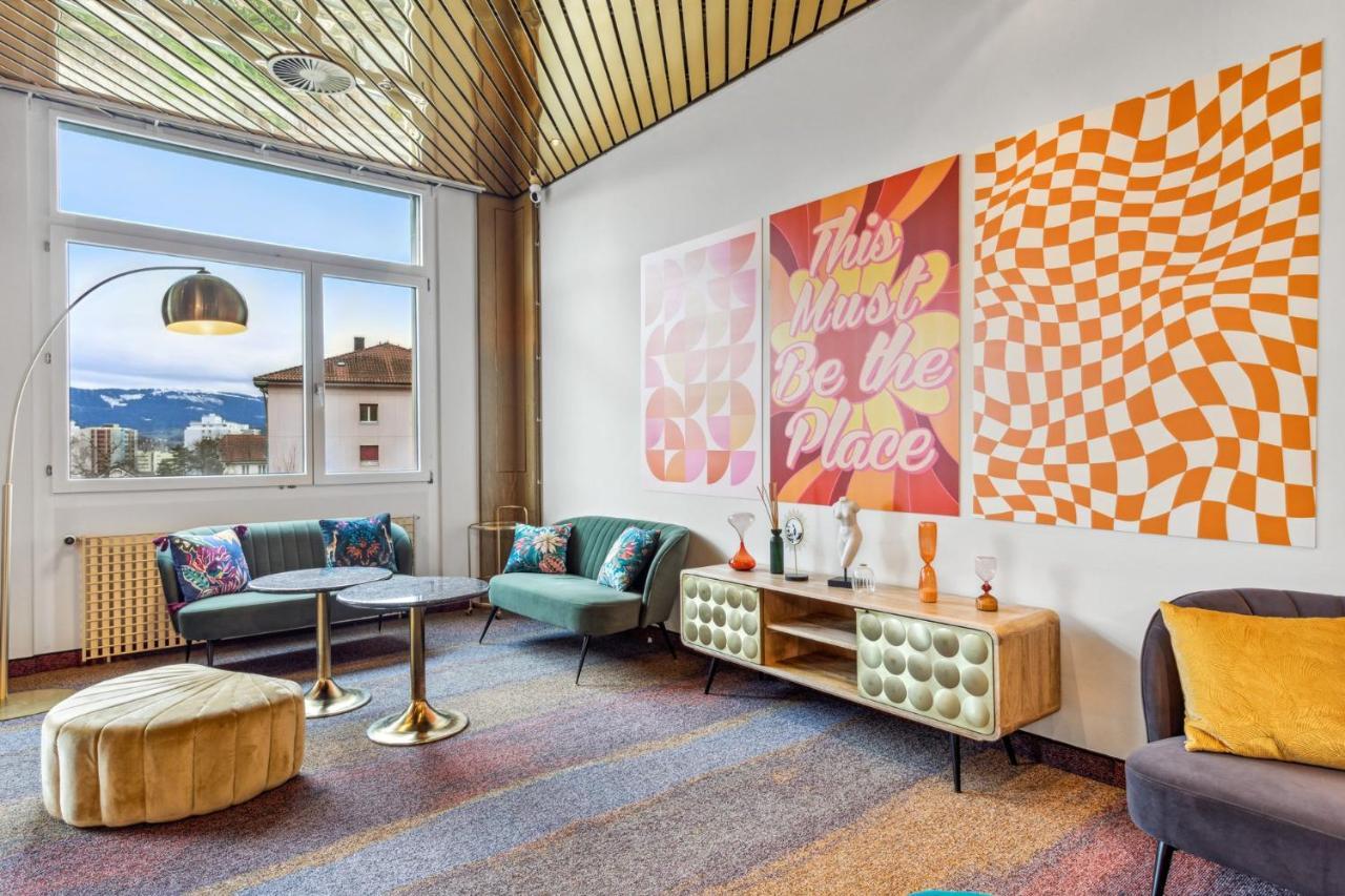 Becozy Au Parc Retro Edition Self-Check-In Rooms & Studios Fribourg Exterior photo